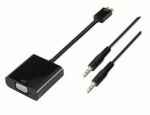Conversor mini HDMI a SVGA+audio c/m-SVGA/h+3.5/h negre 51390