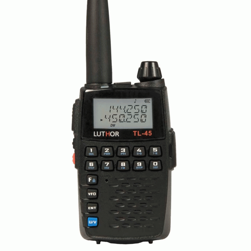WALKIE BIBANDA VHF/UHF LUTHOR TL50 CON 5W TAMAÑO REDUCIDO Y CON AURICULAR GRATIS 
