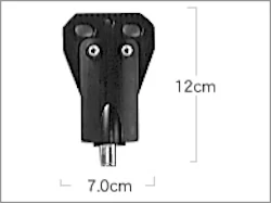 detalle medidas balun Diamond BU-55