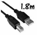 Cable USB 2.0 impressora 1.8m 010103