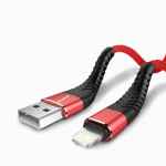 Cable anti rotura lightning a USB 2.0 vermell BIWOND 21N10