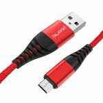 Cable anti rotura micro USB a USB 2.0 vermell BIWOND 21N11