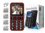 Teléfono BIWOND s9 dual SIM seniorphone vermell 51263