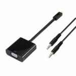 Conversor micro HDMI a SVGA+audio d/m-SVGA/h+3.5/h negre 51392