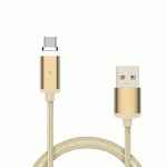 Cable USB a micro USB 5 pins (càrrega y transferencia) metal oro 1m BIWOND 51933