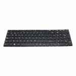 Teclado de recambio para ordenador portátil TOSHIBA - TOSHIBA SATELLITE p50-a negro retroiluminado 71555