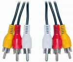 Cable 3 RCA mascle/3 RCA mascle 1.8m BIWOND 800876
