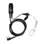 Komunica PWR-2402-TUB Microauricular pinganillo con cancelaciÃ³n de ruido -versiÃ³n tubo acÃºstico- para walkies Kenwood/Dynascan/Tecom/HYT