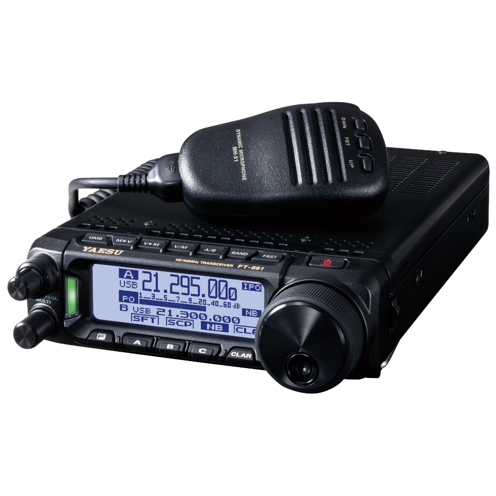 YAESU FT-891 transceptor radioaficin multibanda HF + 50 MHz