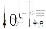 Sirio MGA-55-550 S Antena mvil tipo palometa - ajustable entre 55 y 555 MHz