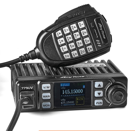 Anytone AT-779UV emissora mbil bibanda VHF-UHF per radioafici