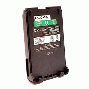 Batera BP-227-LI Li-Ion 7.4V 1800mAh para walkies ICOM IC-F51/61, IC-M87