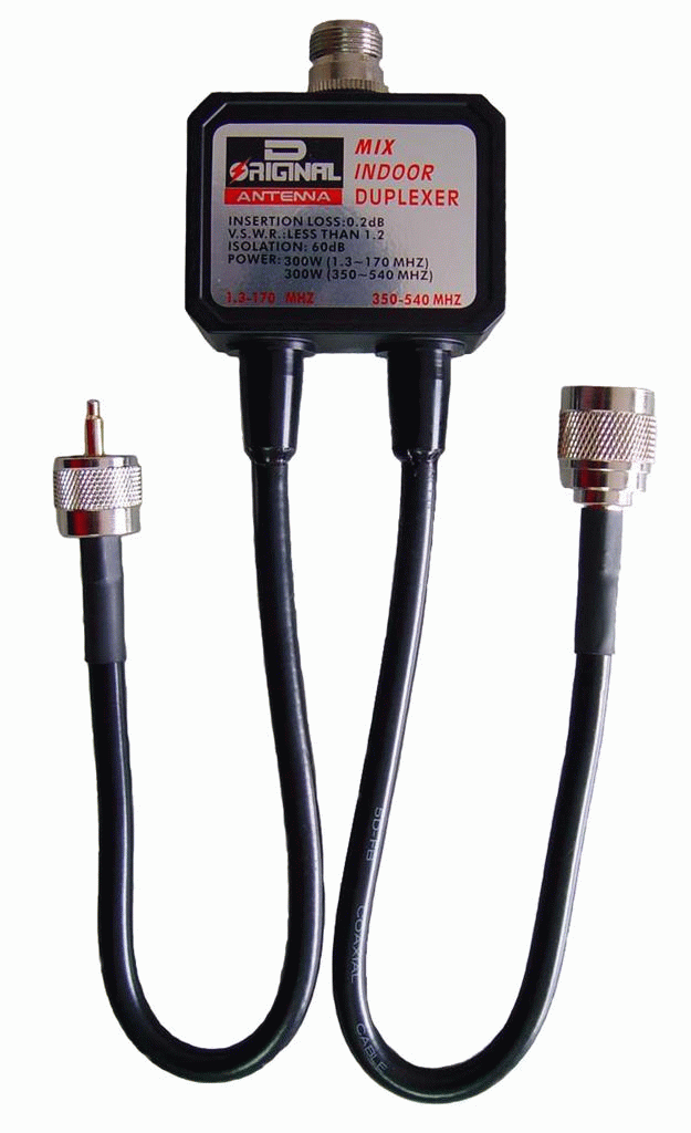 D-Original DX-CF-416-B Duplexor 1.3 - 170 MHz / 350 - 540 MHz connectors tipus N / PL