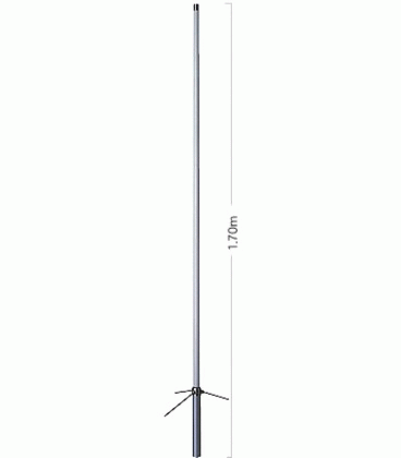 Diamond X-50 PL Antena base bibanda VHF / UHF, longitud 1,70 m, conector PL - Original Japn