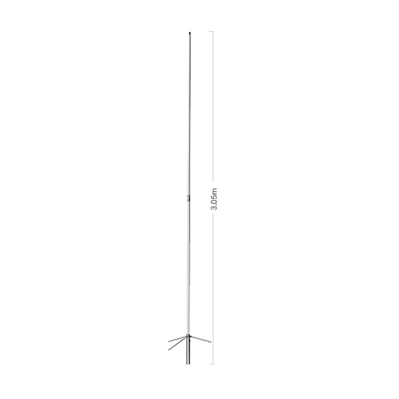 Diamond X-6000 Antena base tri-banda 144 / 430 / 1200 MHz, longitud 3,1 m, conector N - original Japn