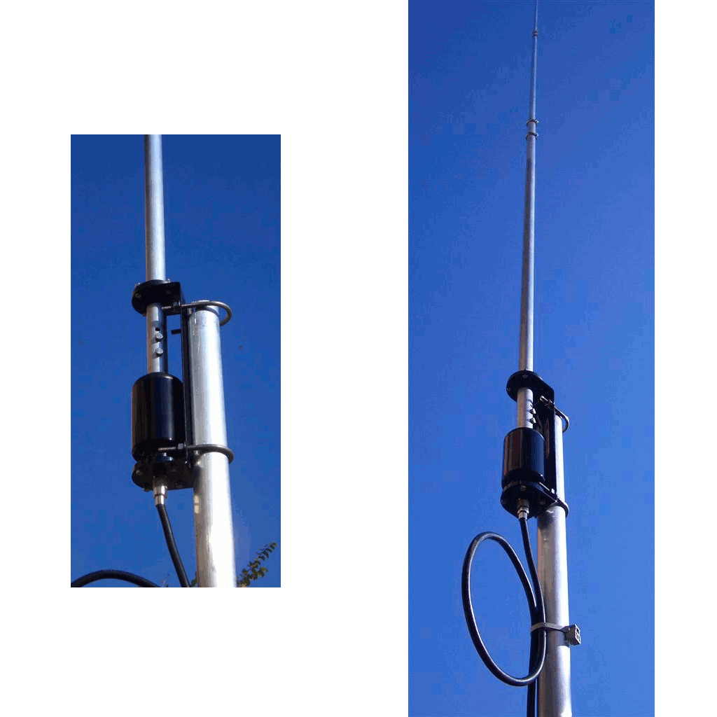 D-Original OUT-250-B Antena vertical en alumini de 3.5 a 57 MHz alçada 7.13 m