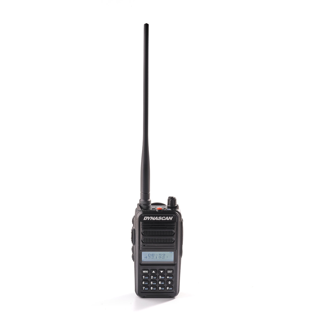 Dynascan DB-59 Walkie doble banda VHF-UHF para radioaficin 400 memorias alfanumricas