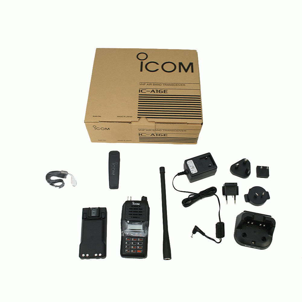 Icom IC-A16 v22 walkie banda area IP67, 6 Watios