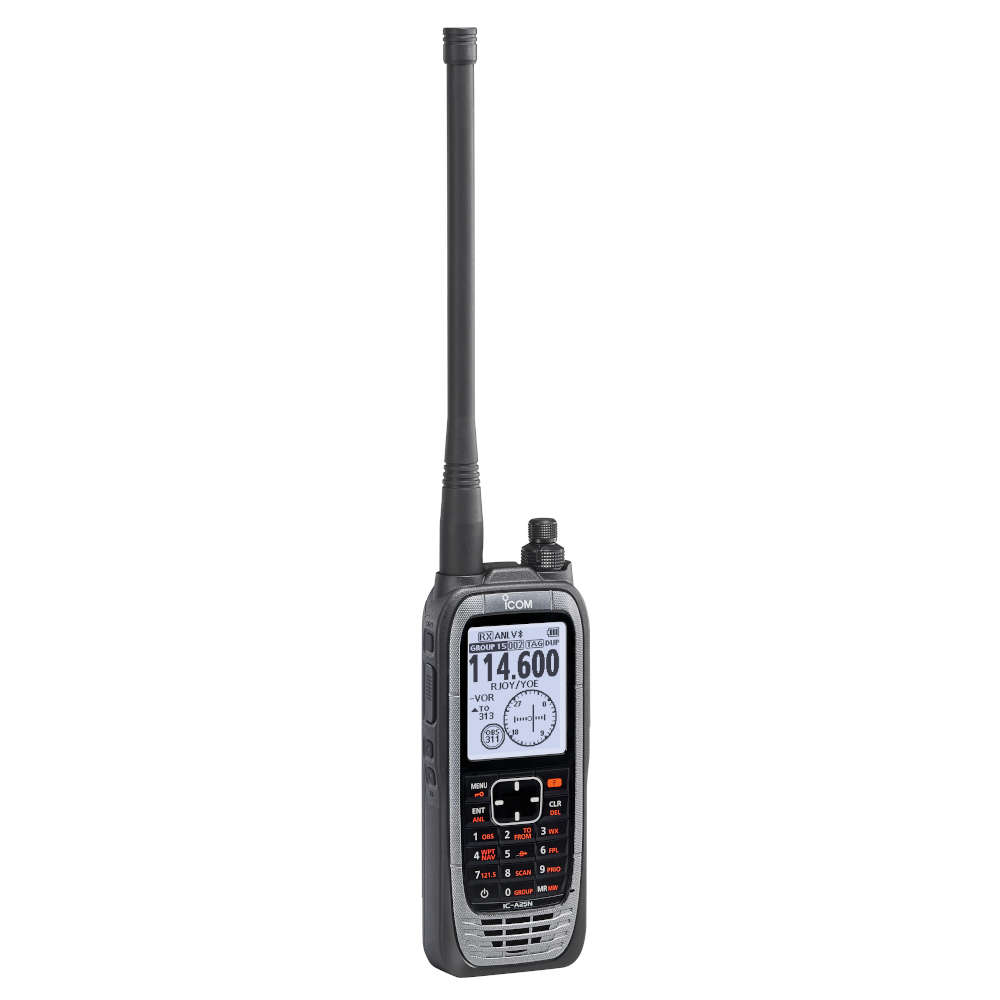 Icom IC-A25NE Walkie banda aria Bluetooth, VOR, GPS,  VHF de 118 a 137 MHz 6w
