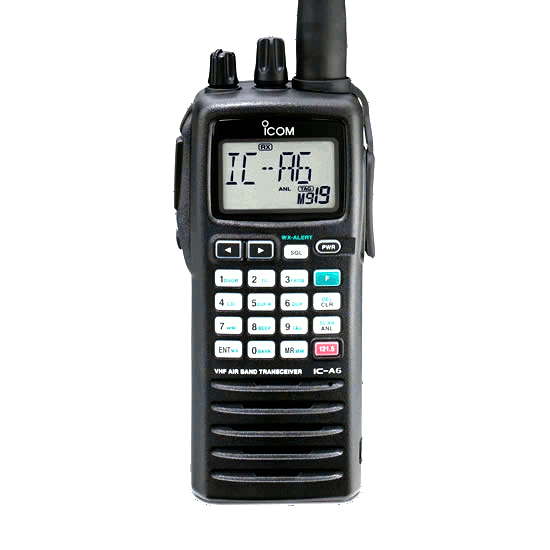 Icom IC-A6 walkie banda aviacin sin VOR
