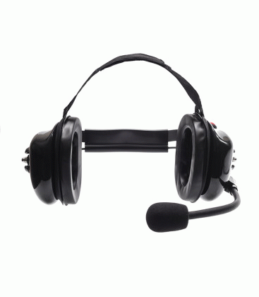 Komunica NC-PRO-QD Cascos auricular-micrfono profesional con sistema de cancelacin de ruido ambiental y conector Quick disconnect