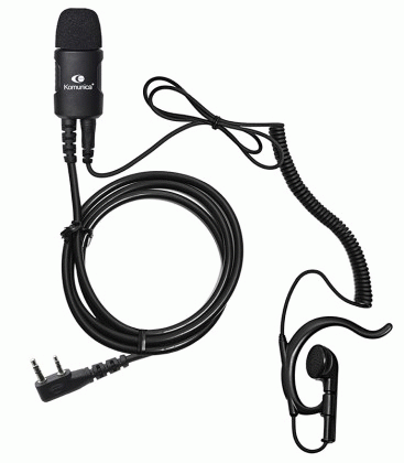 Komunica PWR-2402 Microauricular pinganillo con cancelacin de ruido para walkies Kenwood/Dynascan/Tecom/HYT