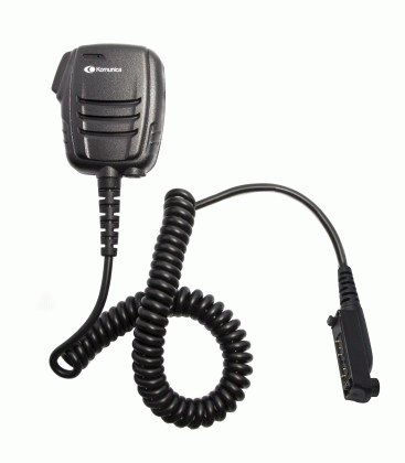 Komunica PWR-7200E-STP8000 Micro-altaveu amb bot emergncia per walkies SEPURA sries 8000, 9000, SC20 i SC21, protecci IP-55