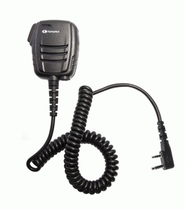 KOMUNICA PWR-7202 Micro-altaveu resistent a l'aigua IP-55 per walkies Kenwood, Team, Dynascan...