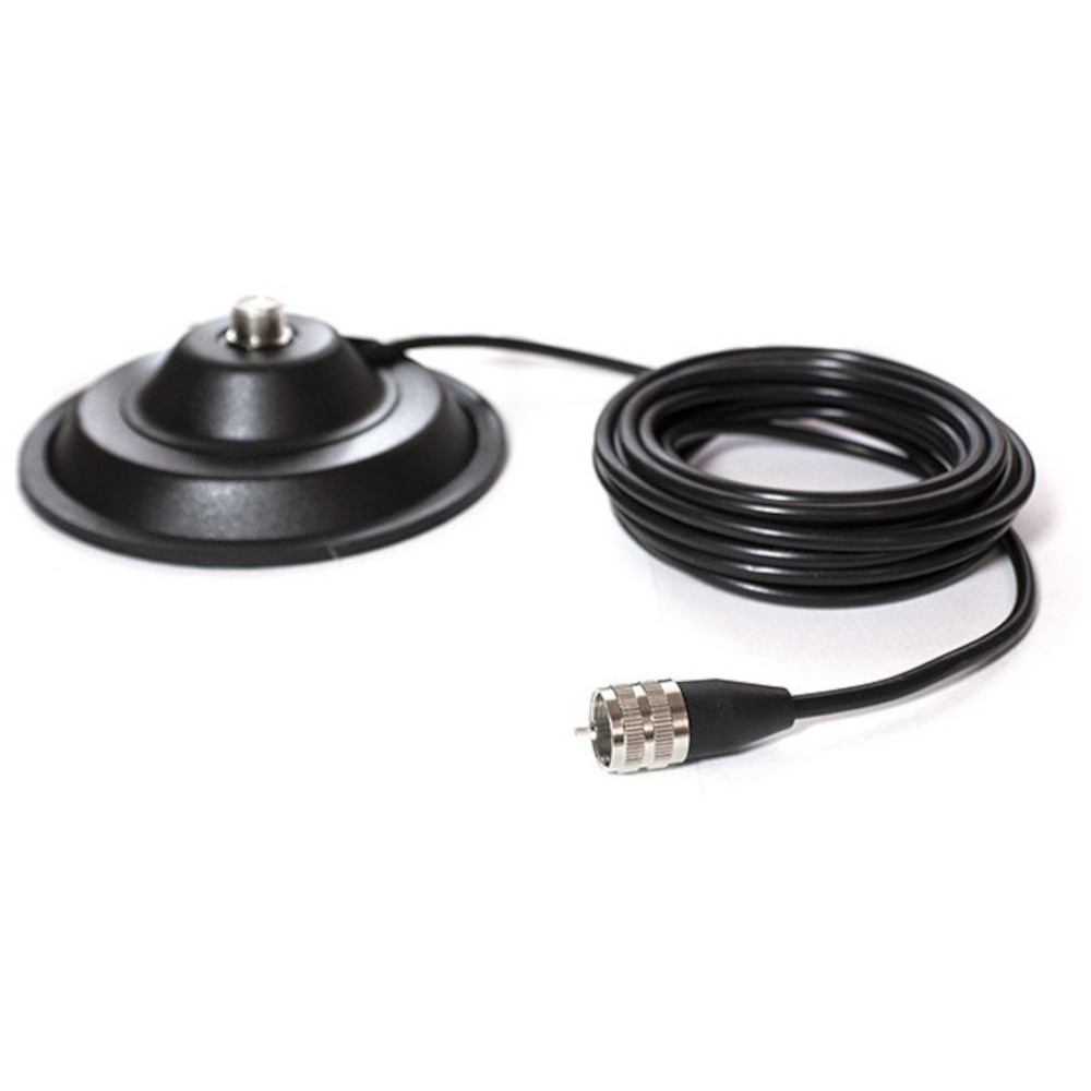 Komunica BK-1500 base magntica para antenas con conector PL, de 150 mm