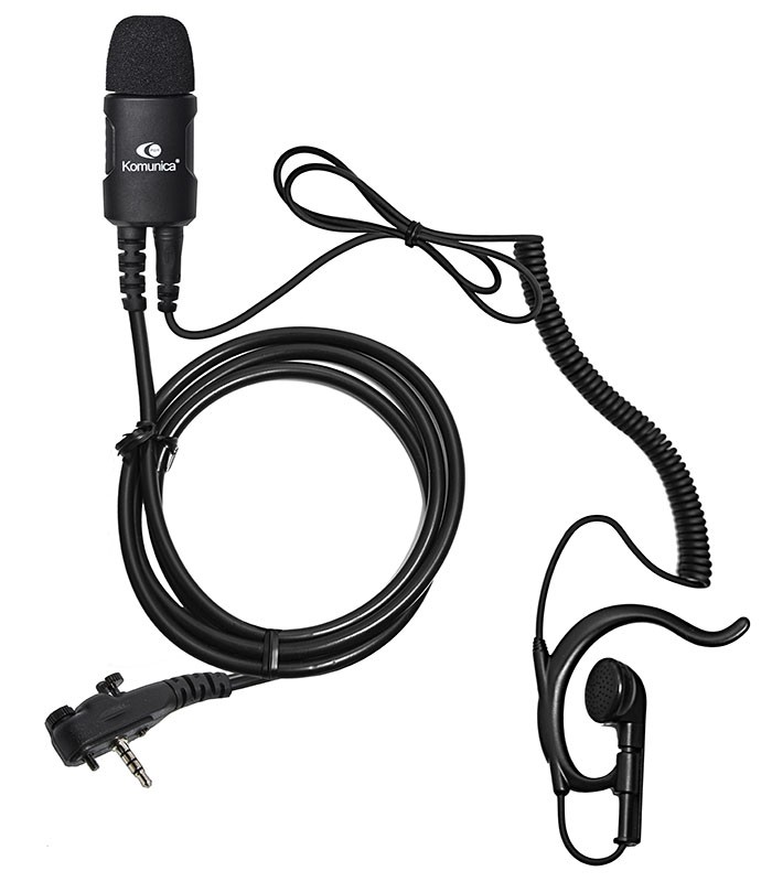 Komunica PWR-2400-VX351 Microauricular pinganillo con cancelacin de ruido para walkies Yaesu/Vertex VX-351