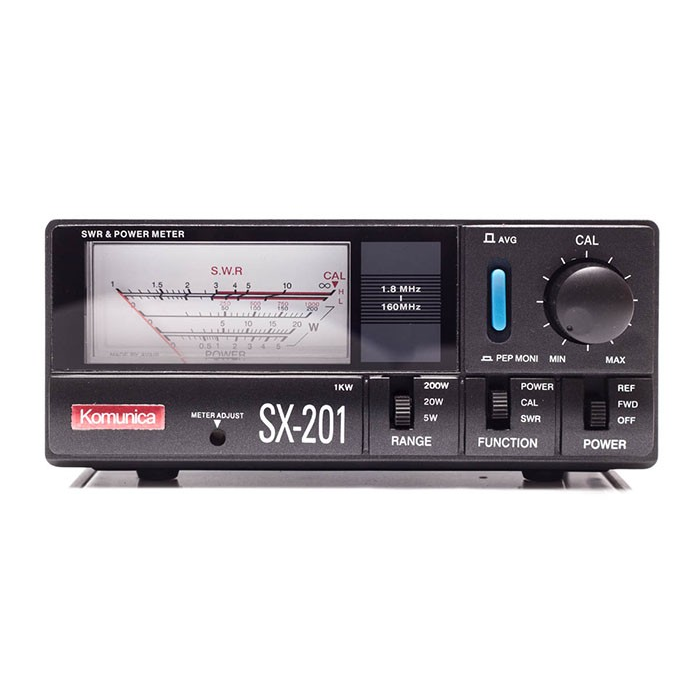 SX-201 Medidor ROE y Watmetro 1.8 a 200 MHz, 5/20/200W 1KW (HF)