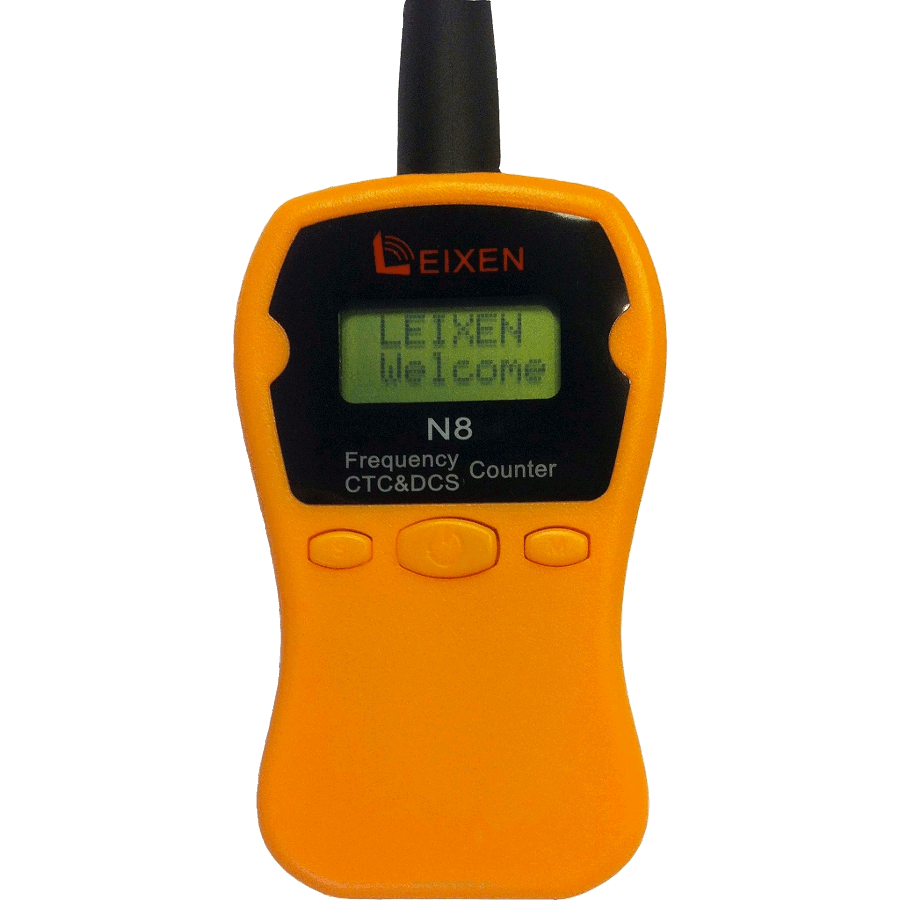Leixen N8 freqüencímetre portatil 1 a 1000 MHz, decodificador CTCSS i DCS