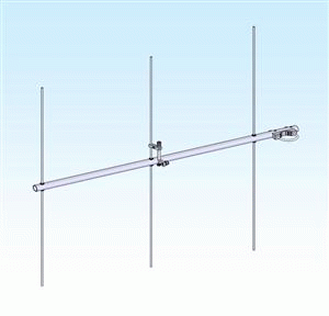 M2 2M3SS Antena Yagi 3 elementos 144-148 MHz. Ganancia 8.3 dBi