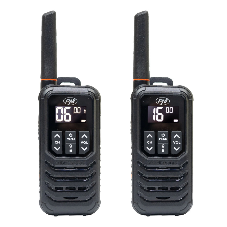 PNI PMR R80 PRO: Parella de walkie-talkies PMR-446 per s lliure