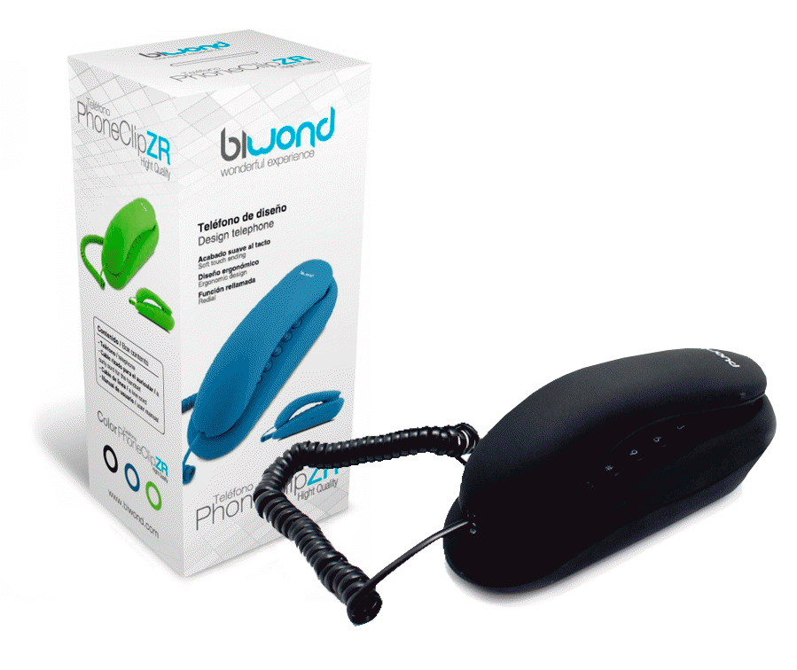 Telfono Phoneclip ZR High Quality negro BIWOND 51628
