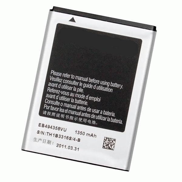 Bateria compatible SAMSUNG eb494358vu s5830 GALAXY ace-s5670 young s6310 25005