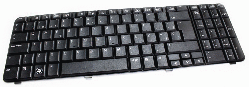 Teclat de recanvi per a ordinador portàtil HP - HP COMPAQ presario cq61 negre 71196