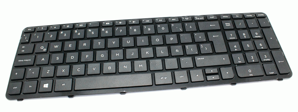Teclado de recambio para ordenador porttil HP - HP PAVILION 15-e negro 71299