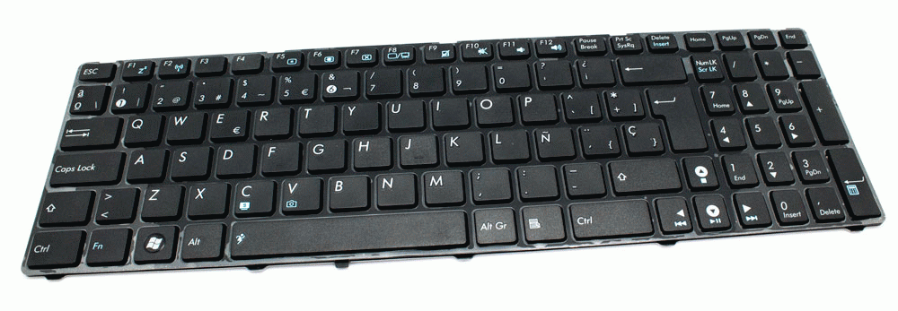 Teclado de recambio para ordenador porttil ASUS - ASUS g60,n50,x61 con embellecedor 71300
