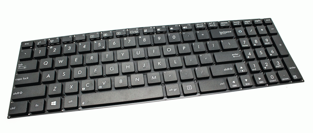 Teclat de recanvi per a ordinador portàtil ASUS - ASUS k56 negre 71322