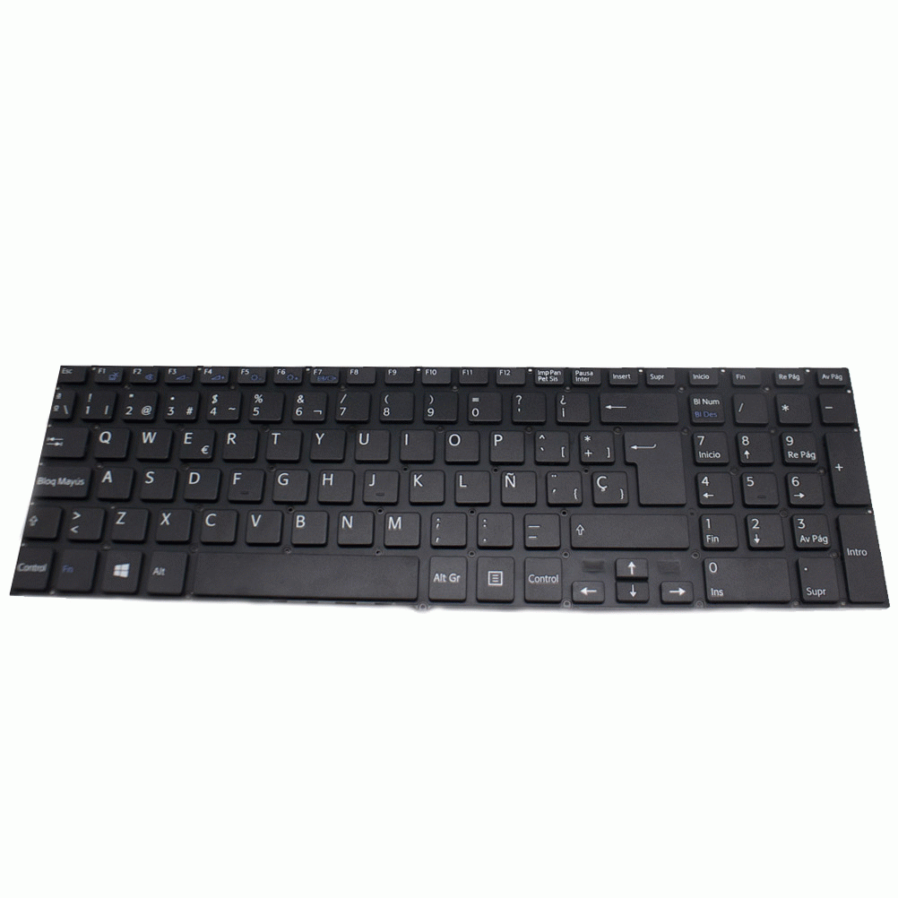 Teclado de recambio para ordenador porttil SONY - SONY VAIO svf15a negro 71424