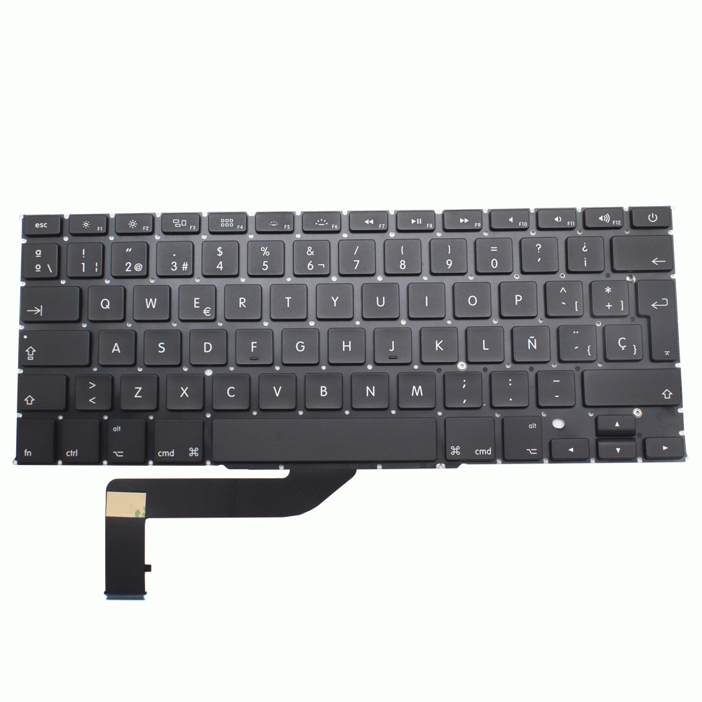 Teclado de recambio para ordenador porttil APPLE - APPLE macbook a1398 negro 71470