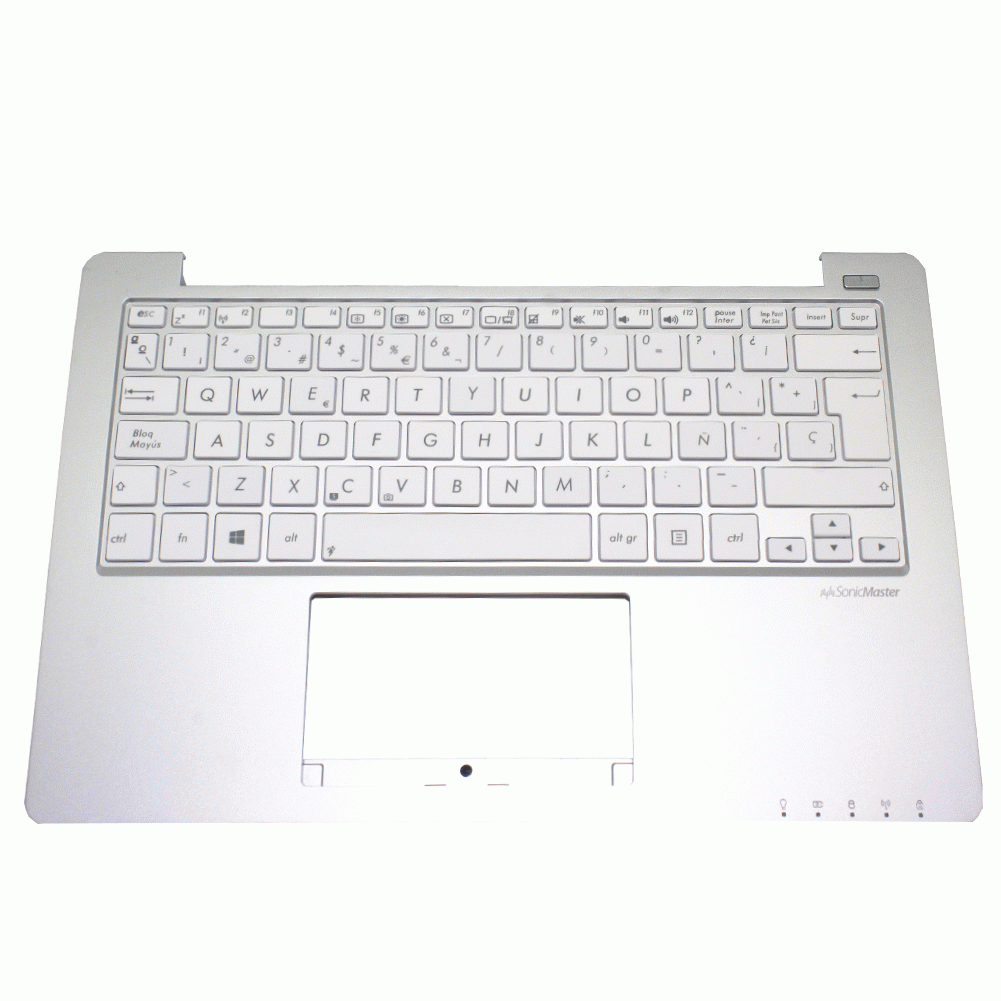 Teclado de para ordenador portátil ASUS - ASUS x201 blanco...
