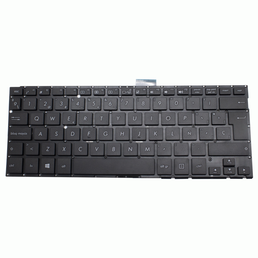 Teclado de recambio para ordenador porttil ASUS - ASUS vivobook FLIP q302 q302l tp300 negro 71483