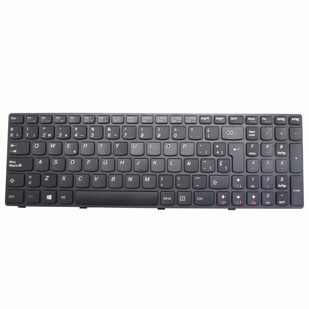 Teclado de recambio para ordenador porttil LENOVO - LENOVO g570 g770 z565 negro 71497