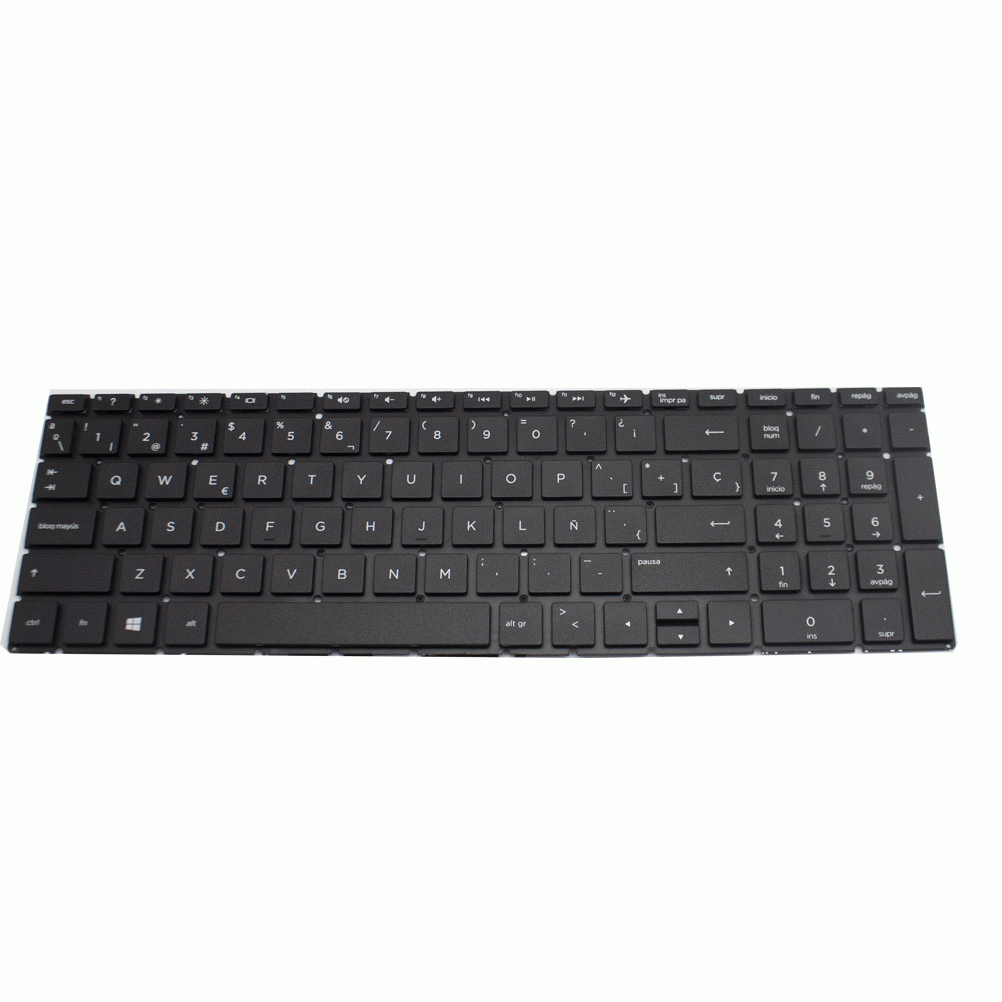 Teclado de recambio para ordenador porttil HP - HP PAVILION 15-dB negro 71508