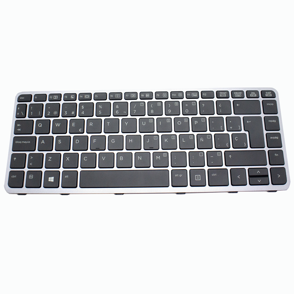 Teclado de recambio para ordenador porttil HP - HP elitebook folio 1040 g1 retroiluminado backlight 71660