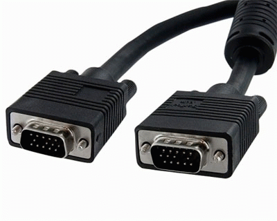 Cable SVGA amb ferrita HDB15/m-HDB15/m, 10m 800808