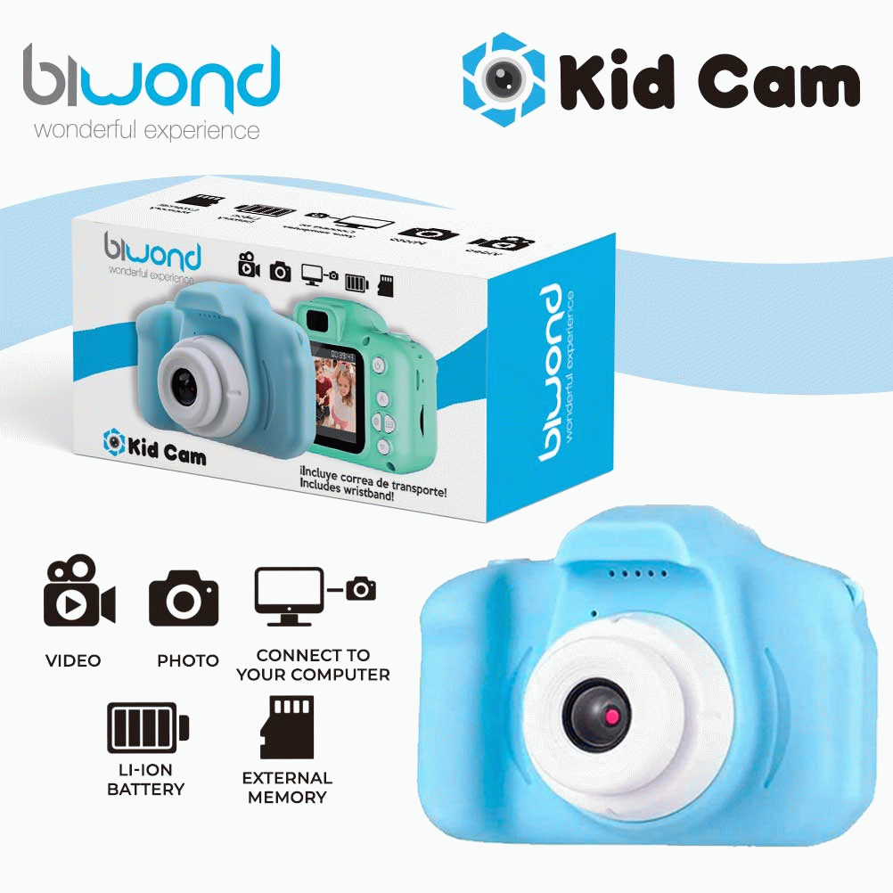 Cámara infantil BIWOND kid cam azul BW0129