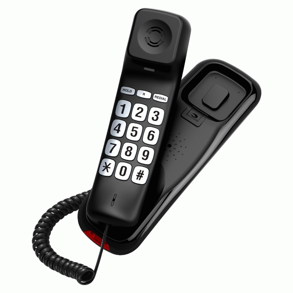 Telfono clsico gondola daewoo dtc-160 pantalla retroiluminada negro DW0079
